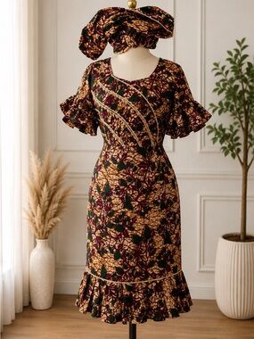 African 3 pieces outfit